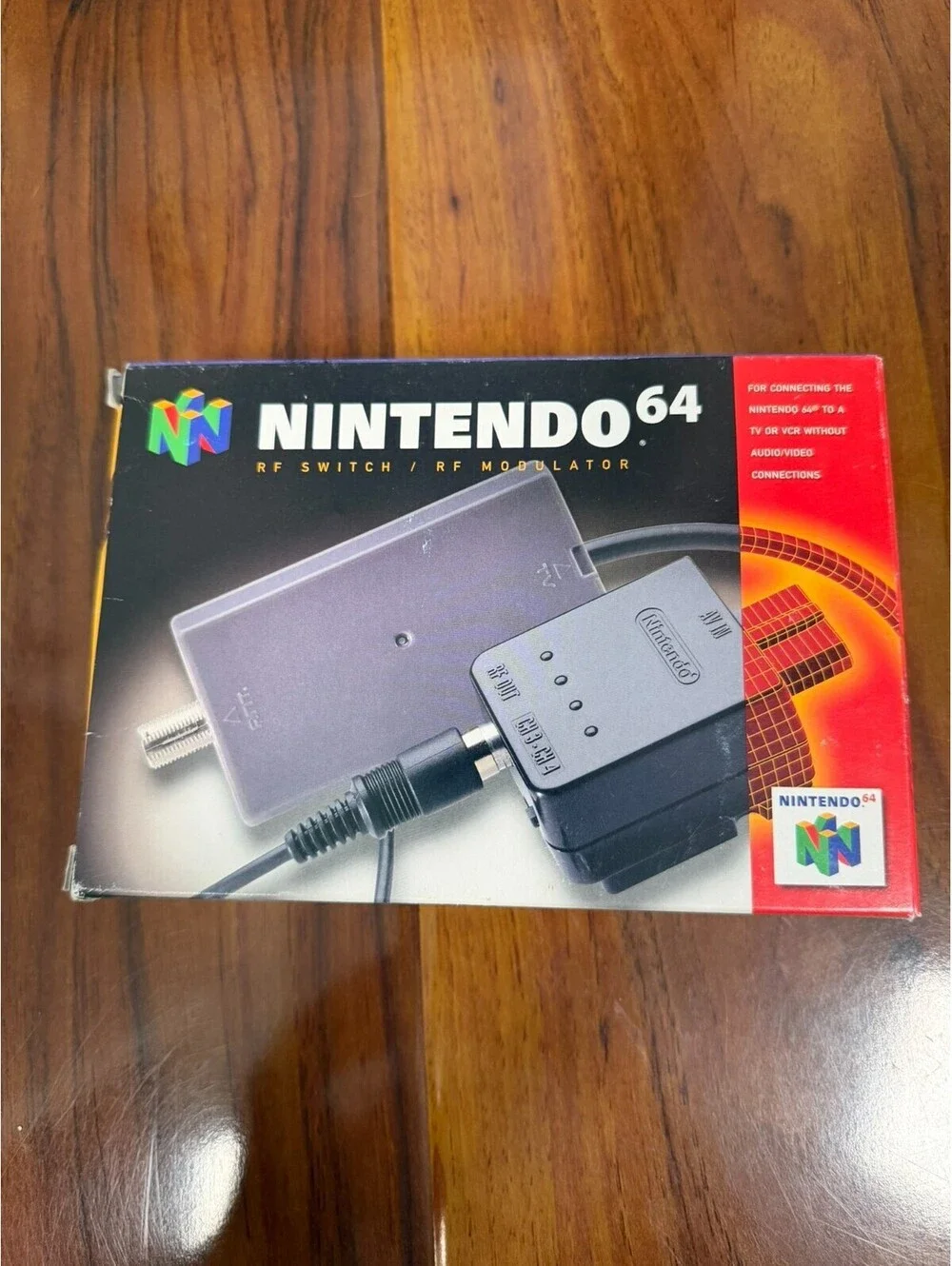 Nintendo 64 N64 RF Switch With Box NES-003/NUS-003